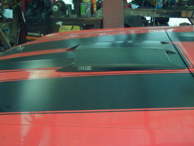 1970 Metel Flake Orange and Black Ford Mustang Fastback