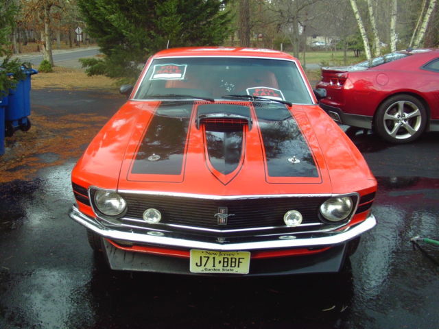 1970 Metel Flake Orange and Black Ford Mustang Fastback