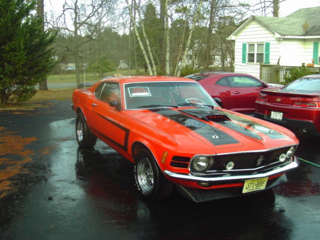 1970 Metel Flake Orange and Black Ford Mustang Fastback