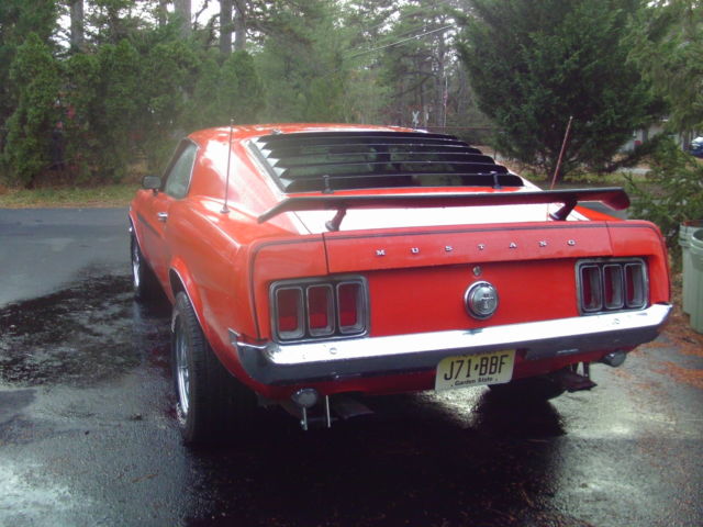 1970 Metel Flake Orange and Black Ford Mustang Fastback