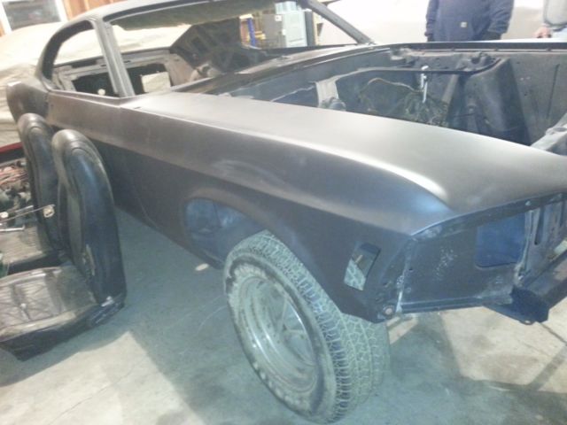 1970 Black Ford Mustang