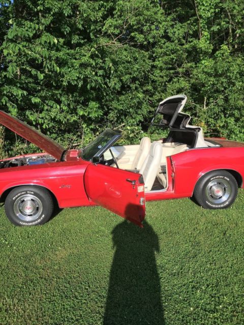 1970 Red Ford Mustang Convertible