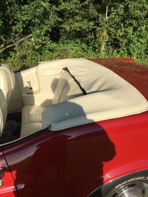 1970 Red Ford Mustang Convertible