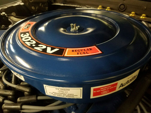 1970 Blue Ford Mustang Convertible