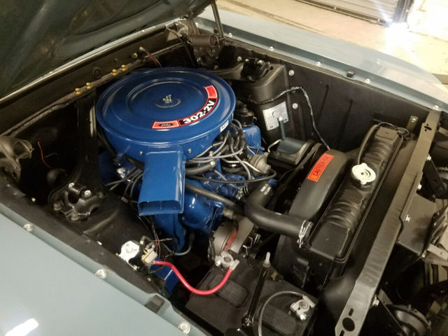 1970 Blue Ford Mustang Convertible