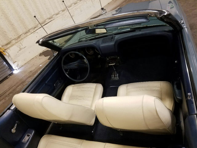 1970 Blue Ford Mustang Convertible