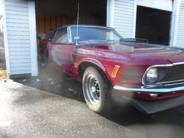 1970 Red Ford Mustang Convertible