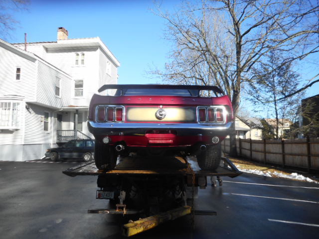 1970 Red Ford Mustang Convertible