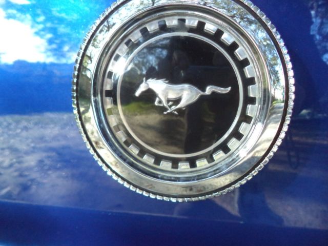 1970 Blue Ford Mustang Convertible