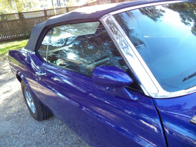 1970 Blue Ford Mustang Convertible