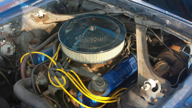 1970 Blue Ford Mustang Convertible