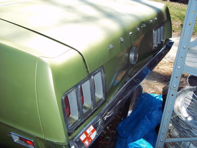 1970 Green Ford Mustang Convertible