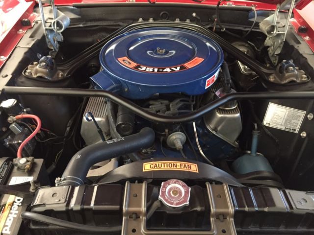 1970 Red Ford Mustang Convertible