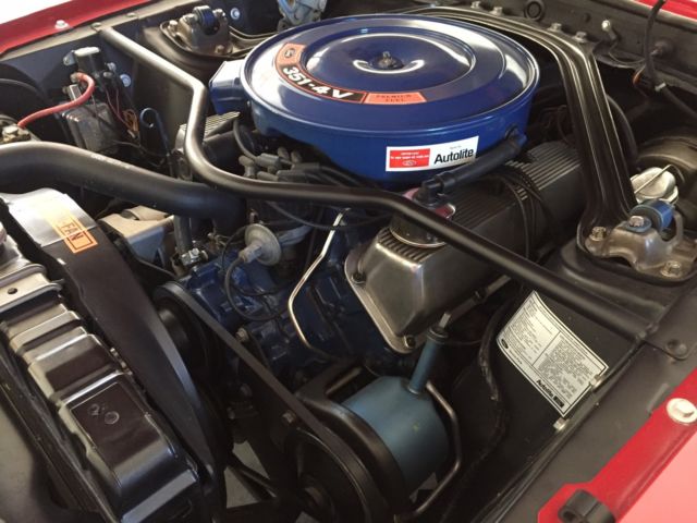 1970 Red Ford Mustang Convertible