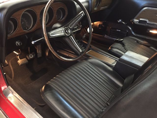 1970 Red Ford Mustang Convertible