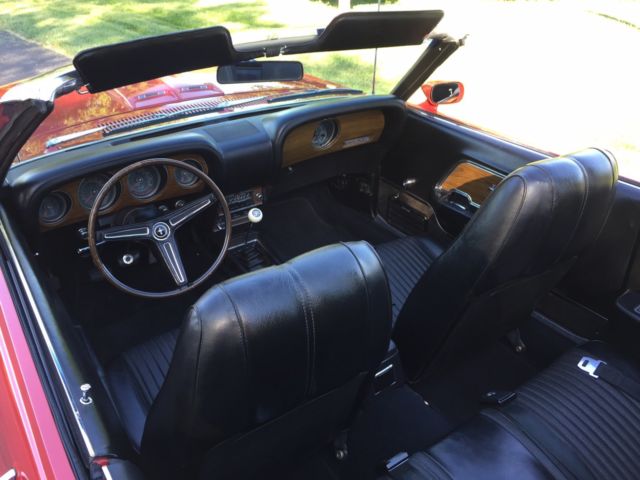 1970 Red Ford Mustang Convertible