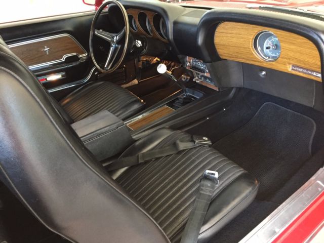 1970 Red Ford Mustang Convertible