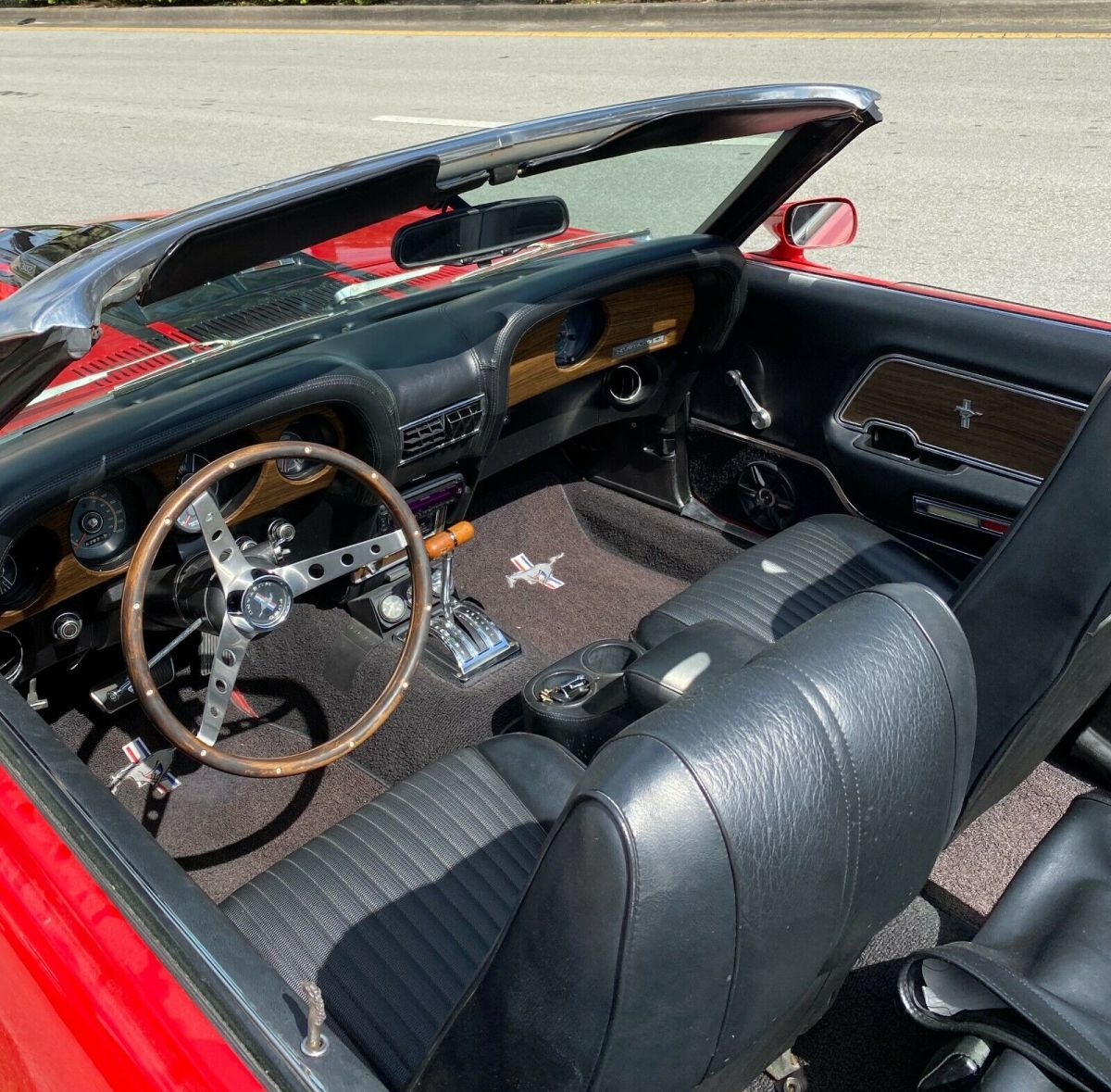 1970 Red Ford Mustang Convertible
