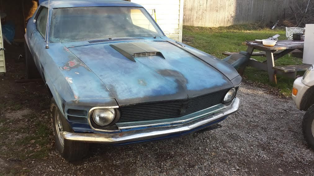 1970 Black Ford Mustang Coupe