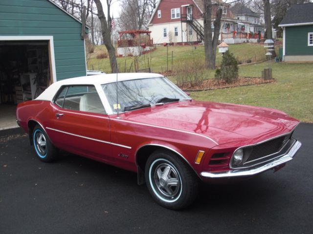 1970 Red Ford Mustang Coupe