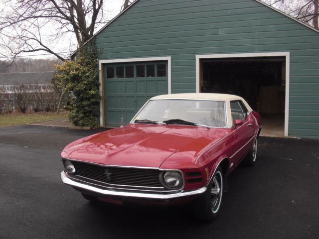 1970 Red Ford Mustang Coupe
