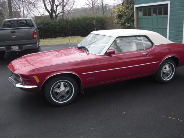 1970 Red Ford Mustang Coupe