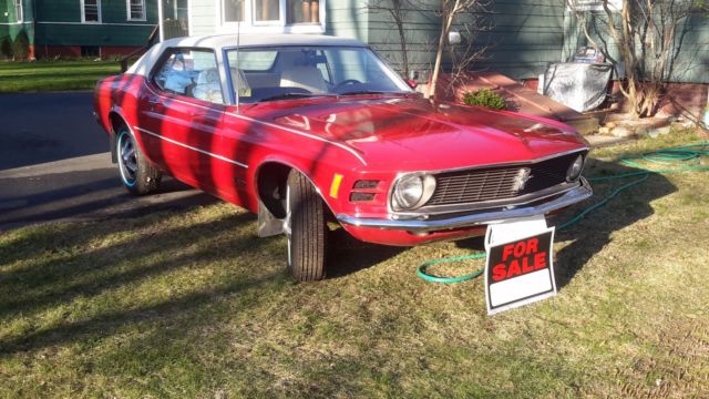 1970 Red Ford Mustang Coupe