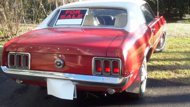 1970 Red Ford Mustang Coupe