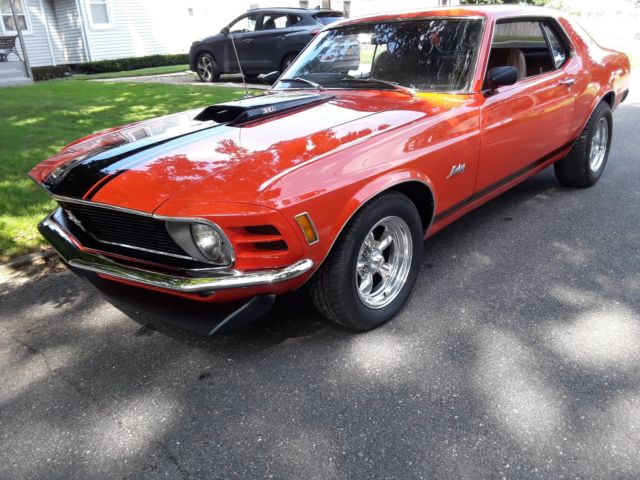 1970 Orange Ford Mustang Coupe