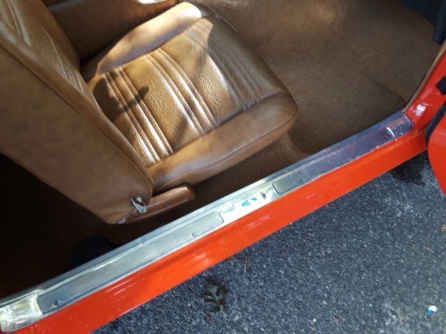 1970 Orange Ford Mustang Coupe