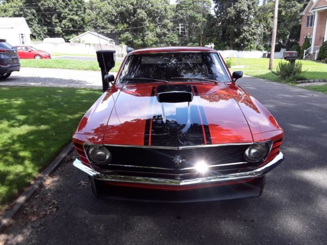 1970 Orange Ford Mustang Coupe
