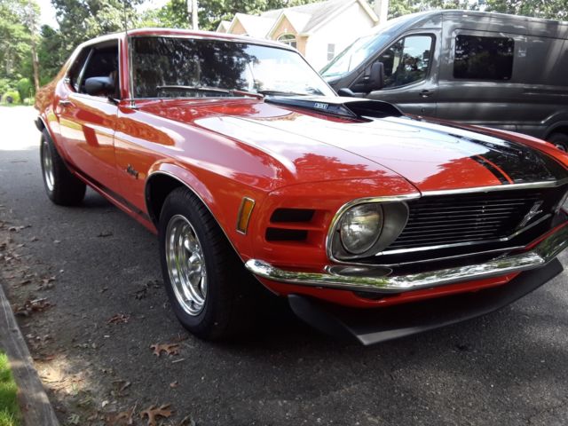 1970 Orange Ford Mustang Coupe