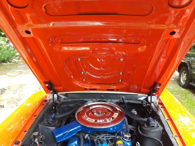 1970 Orange Ford Mustang Coupe