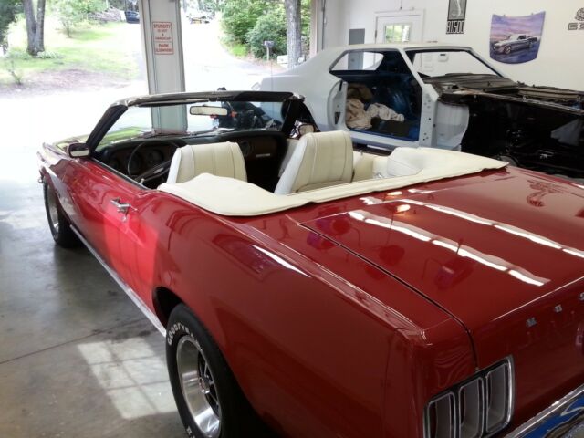 1970 Red Ford Mustang Convertible