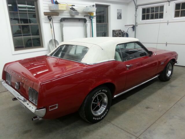 1970 Red Ford Mustang Convertible