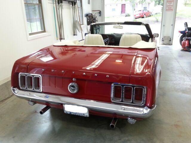 1970 Red Ford Mustang Convertible