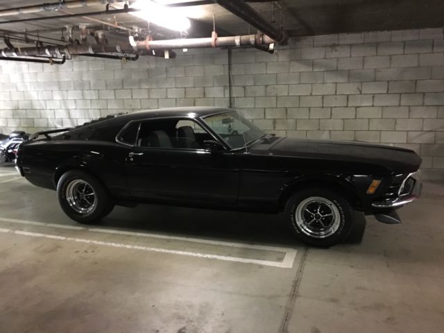 1970 Black Ford Mustang Fastback