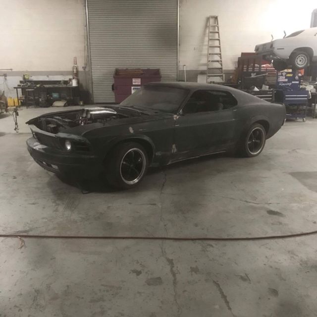 1970 Black Ford Mustang Fastback