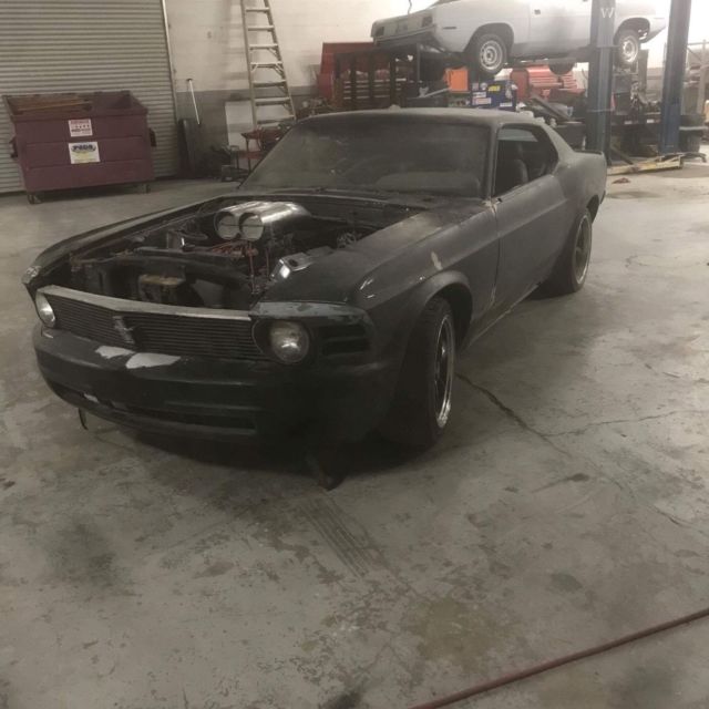 1970 Black Ford Mustang Fastback