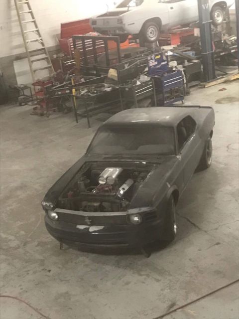 1970 Black Ford Mustang Fastback