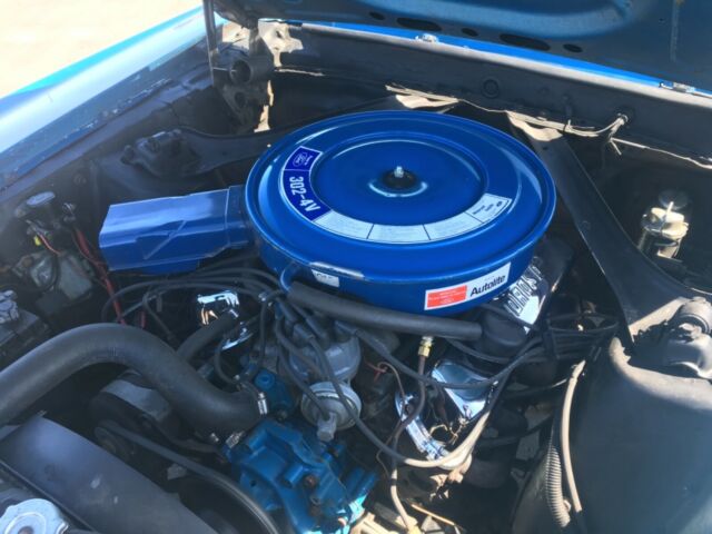 1970 Blue Ford Mustang Fastback