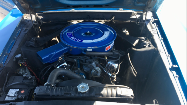 1970 Blue Ford Mustang Fastback