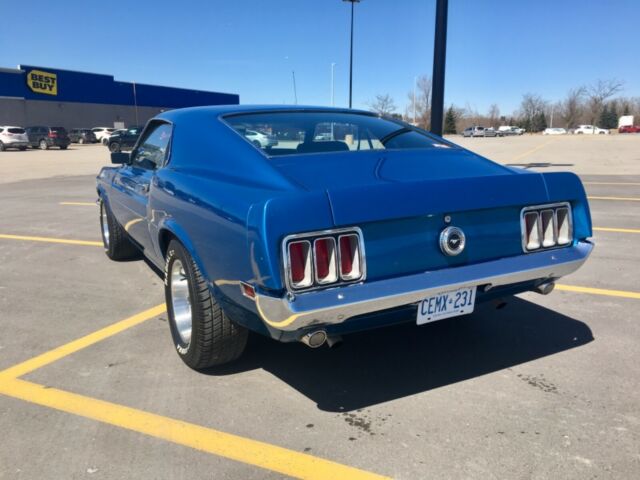 1970 Blue Ford Mustang Fastback