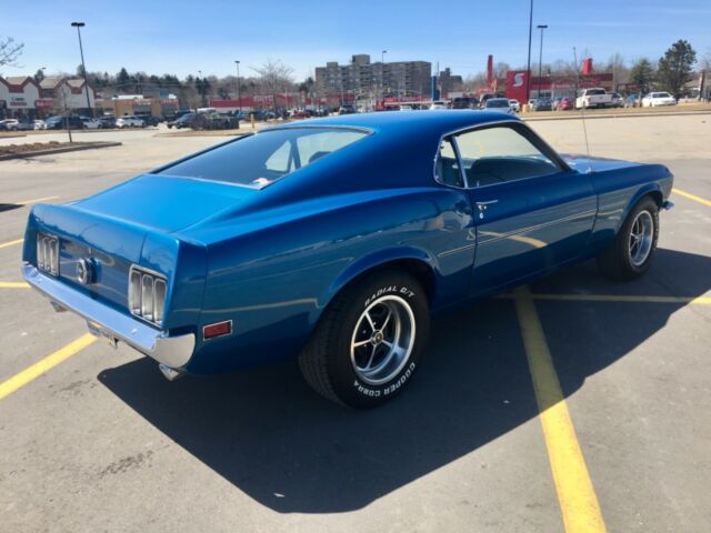 1970 Blue Ford Mustang Fastback