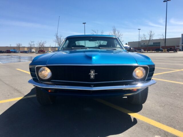 1970 Blue Ford Mustang Fastback