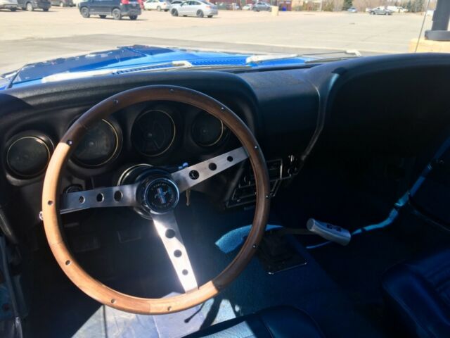 1970 Blue Ford Mustang Fastback