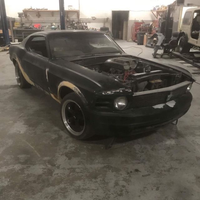1970 Black Ford Mustang Fastback