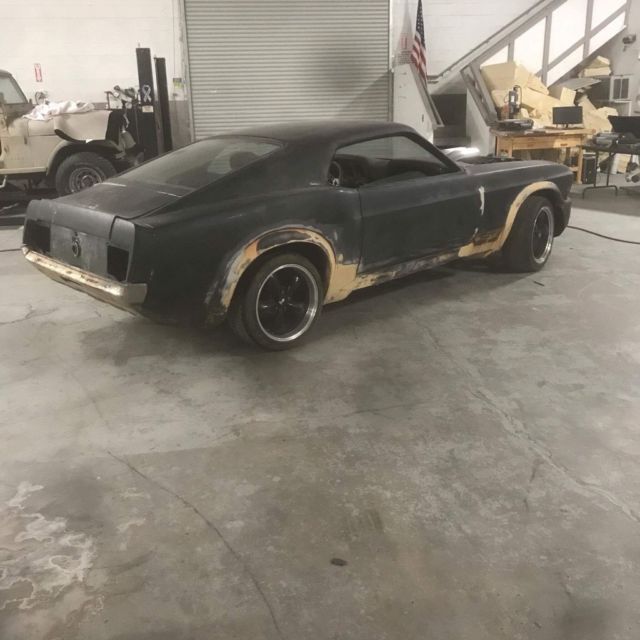 1970 Black Ford Mustang Fastback