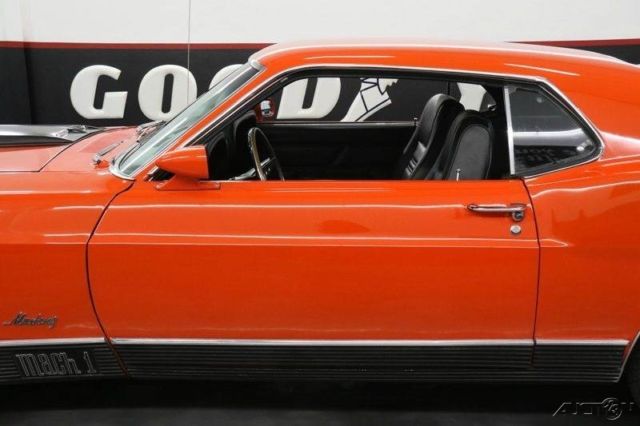 1970 Orange Ford Mustang Fastback