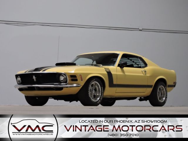 1970 Yellow Ford Mustang Coupe